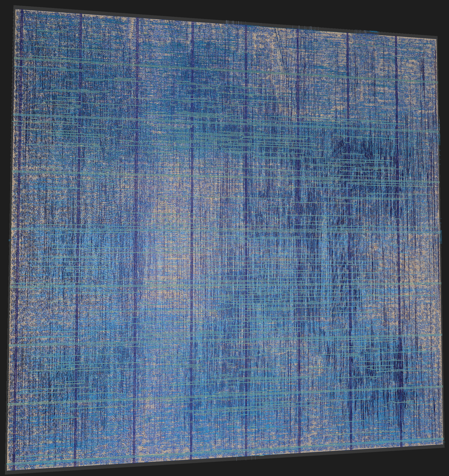 kGPU chip layout (GDSII)